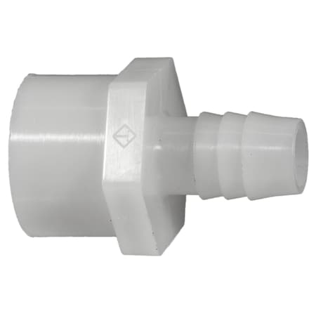 Midwest Fastener 1/2" x 1/2FIP Nylon Plastic Female Hose Barbs 2PK 33715